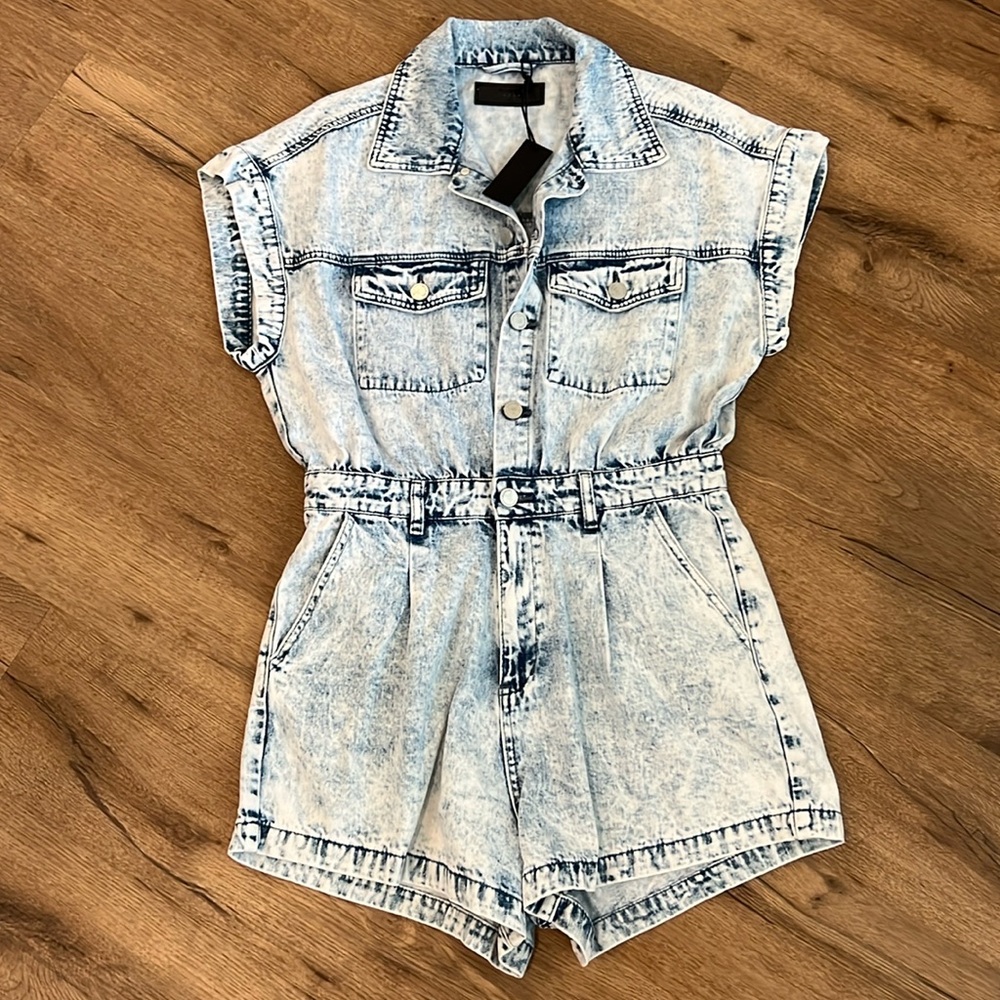 NWT! BlankNYC Light Denim Romper